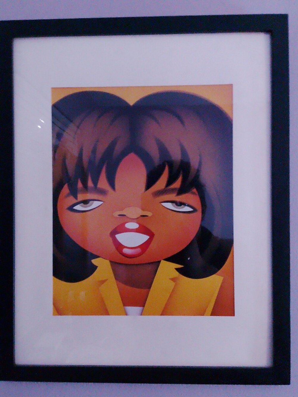 14"x12" caricature of Oprah Winfrey by Risko
